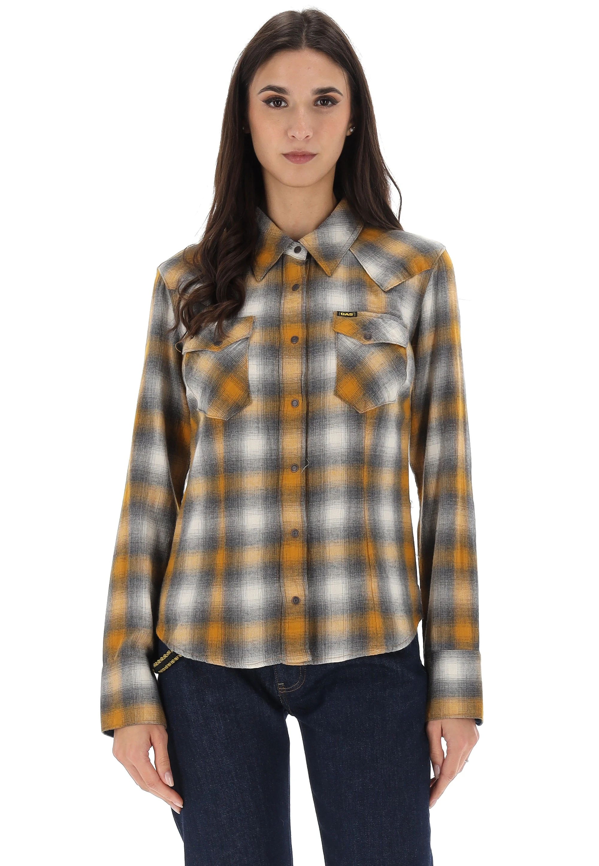 Camicia quadrettata Gas donna mod. Cindy